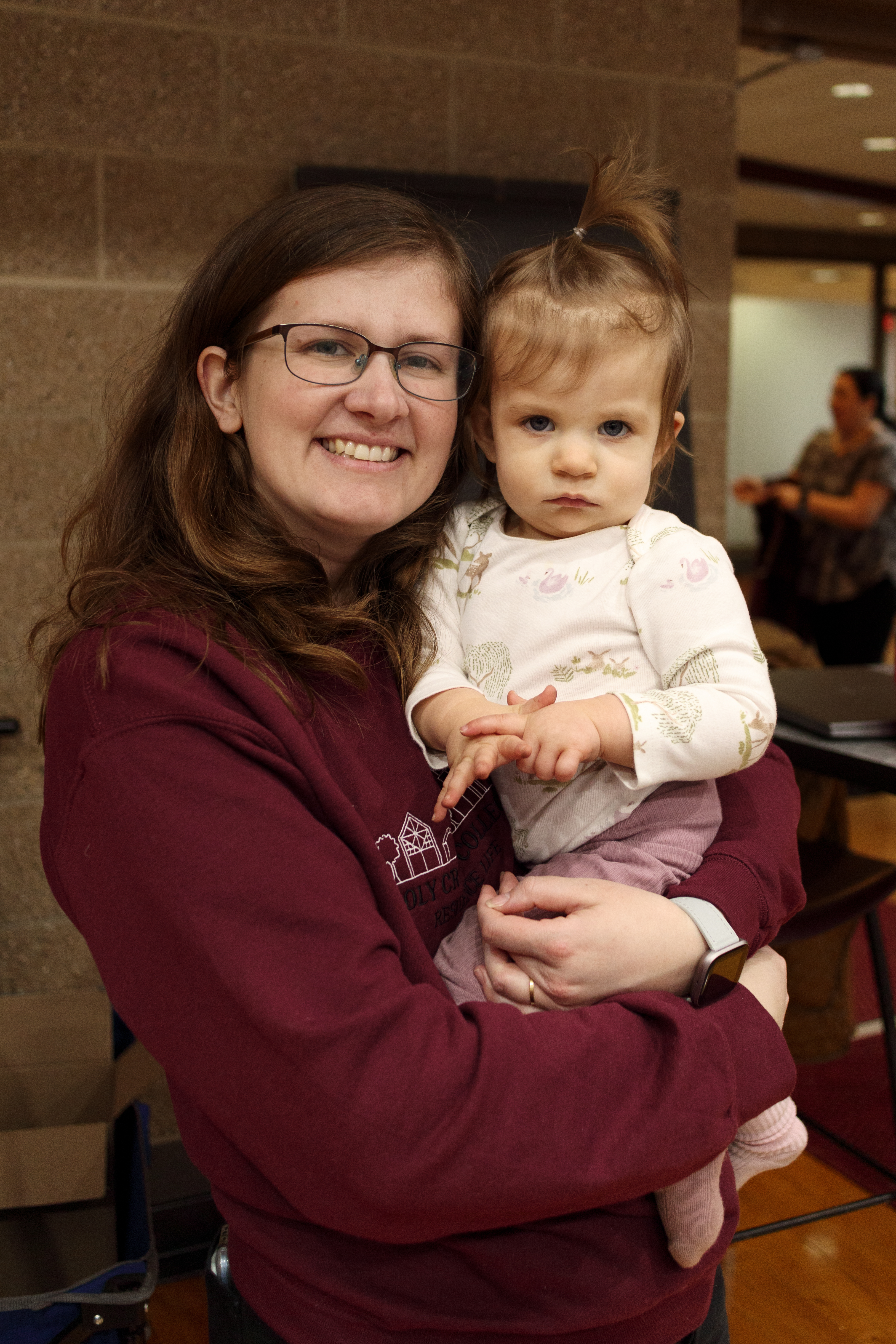 Students and staff at the Wellness Fair